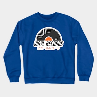 Vinyl Records Crewneck Sweatshirt